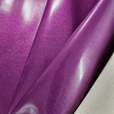 Vinyl Fabric 31x18" Purple Pink Fuchia Glitter Fabric Backed Shiny Durable