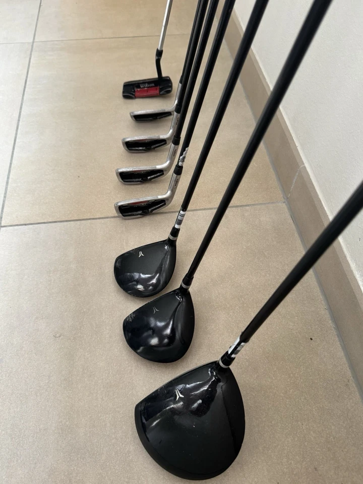 Wilson Pro Staff Golf-Set für Linkshänder Driver Hölzer Eisen & Putter Gebraucht - Bild 3 von 4