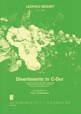 Divertimento C-Dur Partitur und Stimmen Horn in C (Viola, Klarinette, Trompete), vi