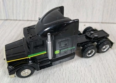 ERTL Diecast John Deere Tractor Semi Truck 5'' Black 18 Wheeler Cab Only