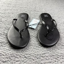 Shade & Shore Shoes Womens Size 7 Black Flip ...