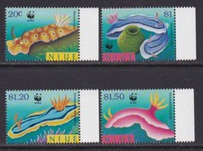 Niue 1999, WWF Issue Nude Gill, Mi.No.922-25, MNH (MNH)