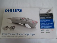 Philips SpeechMike Pro model LFH 5276 00 used in box with cd and manual