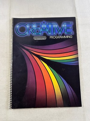 Creative Programming All Stars Level 2 1980 BASIC Computer Vintage Education