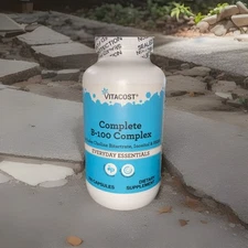 Vitacost B-100 Complex 300 Vitamin Capsules - New & Sealed