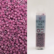Miyuki Delica 11/0 Dyed OP Wine DB1376 7.2g Tube