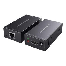 PWAYTEK HDMI Extender 1080p@60Hz, 3D, Over Single 25 Meters, Grey