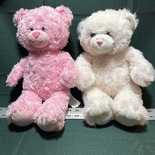 Valentine lot Build A Bear Pink Cuddles Heart 16" Teddy Bear Swirly