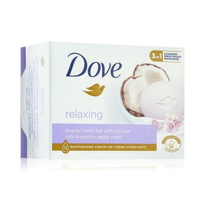 Dove Relaxing Coconut Milk Soap Bar 90g - 2er Pack