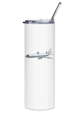 McDonnell Douglas KC-10 Extender Stainless Steel Water Tumbler & straw - 20oz.