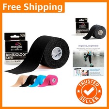 Advanced Physio Tape 5m | No Sticky Residue, Supports Muscles & Joints | Black 2.80 per metre
