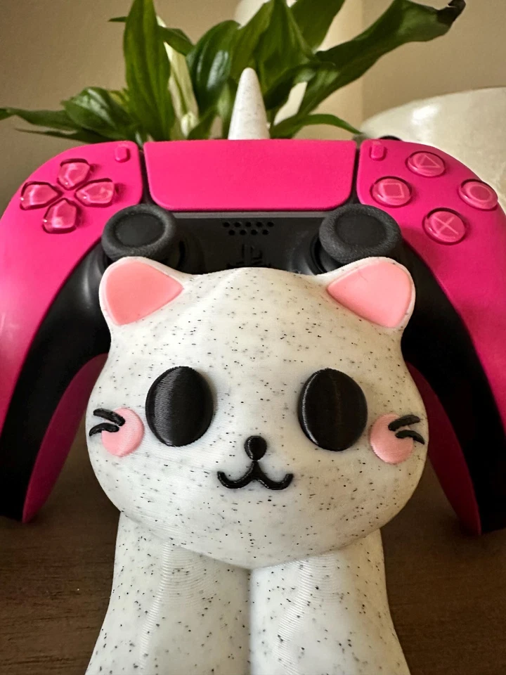 Adorable 3D Printed Cat Controller Holder PS5 XBOX SWITCH - Image 2 of 4