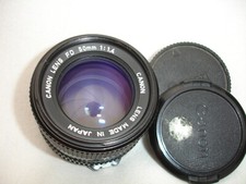Canon 50mm f/ 1.4 FD mount Manual Focus lens, bayonet mount VGUC sn6911000