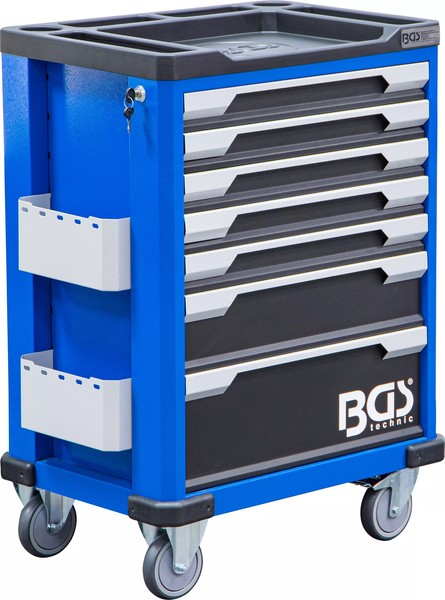 Bgs Werkstattwagen Werkzeugwagen - Leer - 7 Schubladen-image