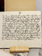 Recipe Circa 1780 Original Antique Manuscript Handwriting Ribbed Paper