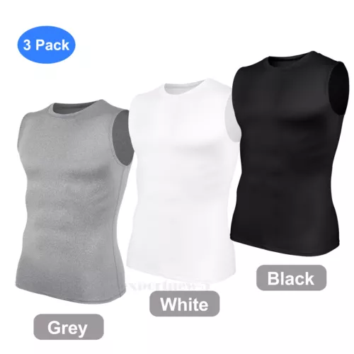 Gilet dimagranti uomo sport abbigliamento attivo top shapewear camicia compressione body shaper - Foto 30 di 36
