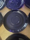 Set Of 12  Black Glass Saucers  Estate JJ #110 — photo 6