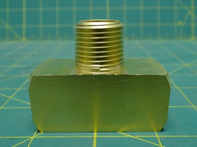 Dixon 324-0808 1/2'' NPTF Extruded Brass Male Branch Tee