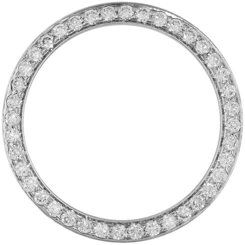 Rolex Custom 1.00ct Lab Grown Diamond Bezel For Date Datejust 31mm Stainless