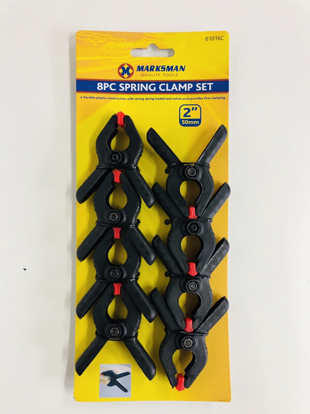 Marksman Spring Quick Grip Clamps Wood Work Carpentry Plastic Clamp eBay