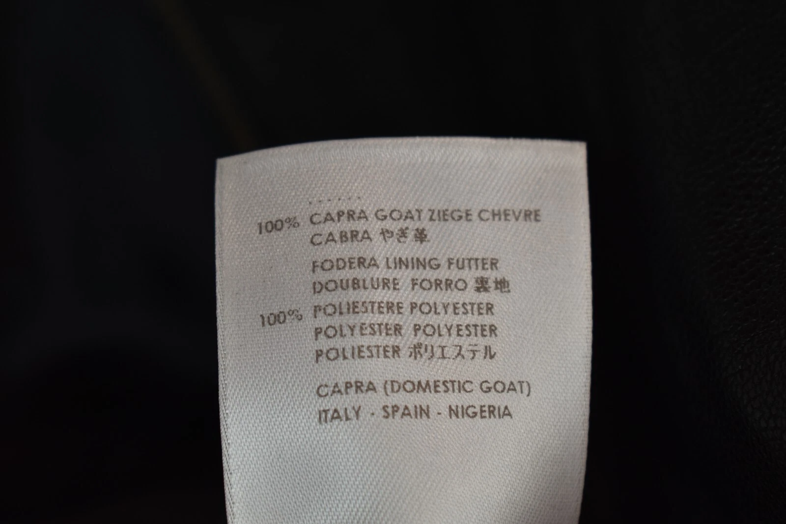 Abito donna Alexander Mcqueen in pelle di peplo taglia IT42 zip fashion designer