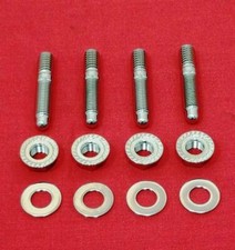 Carb Stud Kit Bolts With 12 Inch Spacer Arp Grade 8 Polished Stainless Holley Carb Stud Kit Bolts With 12 Inch Spacer Arp Grade 8 Polished Stainless Holley