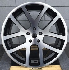 24 Inch Srt10 Replica Fr60 Wheels Black Machine Dodge Ram 1500 Srt Rims New 24 Inch Srt10 Replica Fr60 Wheels Black Machine Dodge Ram 1500 Srt Rims New