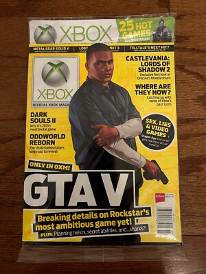 ''OFFICIAL XBOX MAGAZINE'' {GRAND THEFT AUTO V} Magazine, #150, 2013, SEALED!