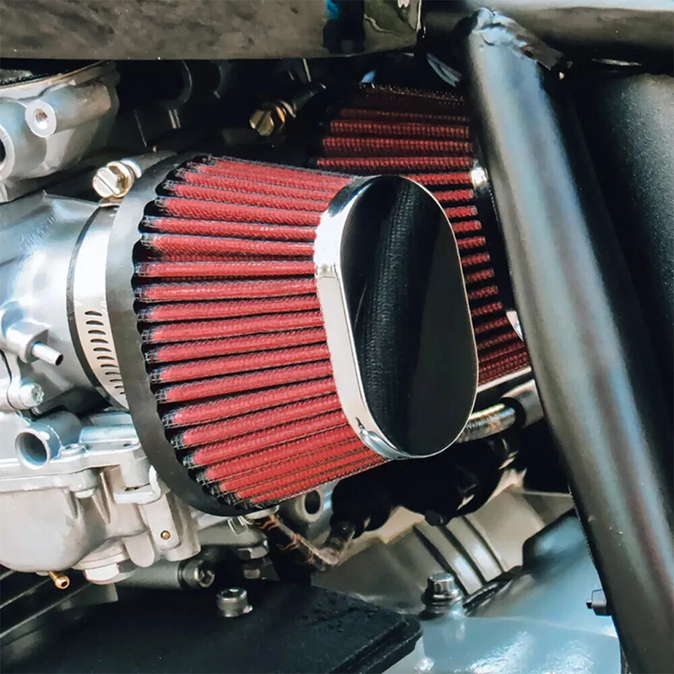 4X 51mm Motorcycle Pod Air Filter For Suzuki GSXR1100 GSX1100F KATANA GSXR750R — 第 2/4 张图片