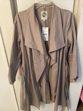 Hoodlamb By Hemp Tailor-light Trench Cost Sz S New