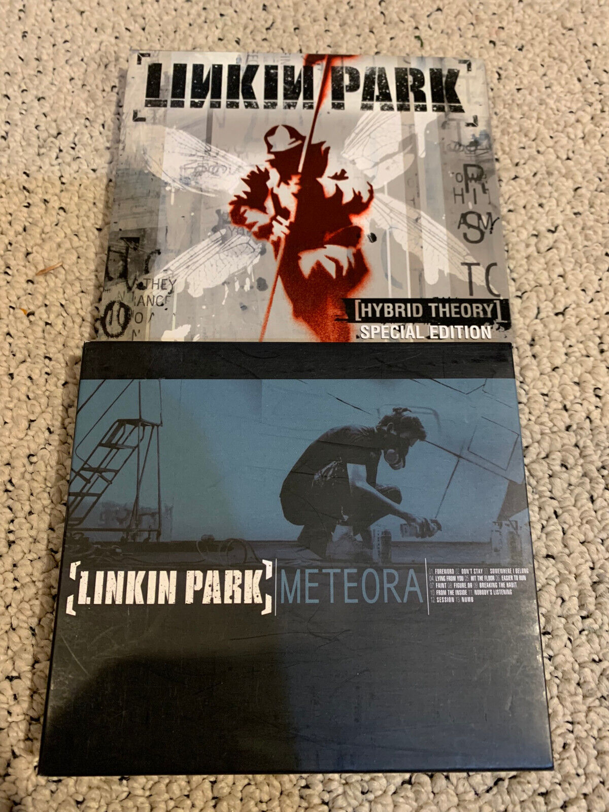 linkin park hybrid theory meteora cd box-