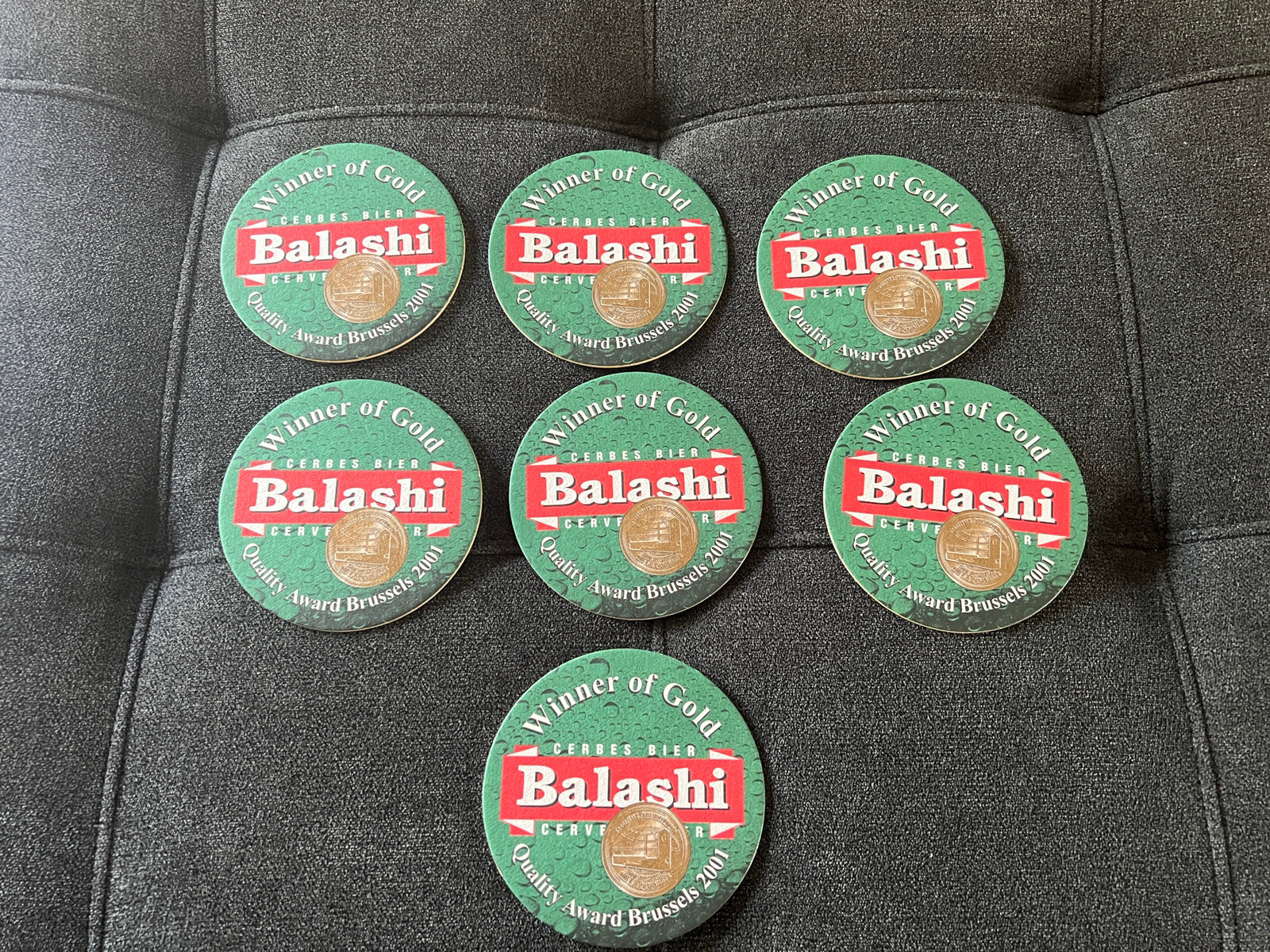 Set of 7 BALASHI Brewery Light Beer Coasters BREWED In ARUBA | eBay