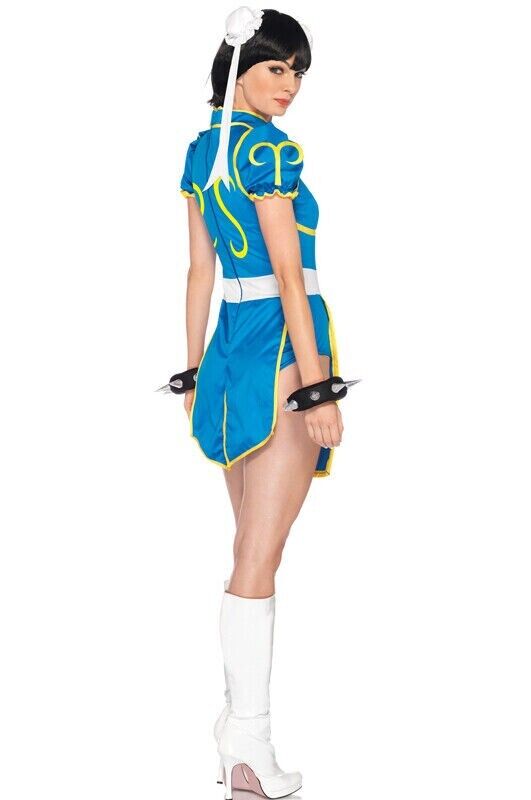 Street Fighter Chun-Li Deluxe Adult Costume Size Small/Medium