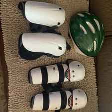 EVS Kids Helmet, Elbow, and Knee Pads for Sports Protective Gear Safety Set