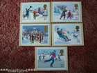 PHQ Stamp card set No 131 Christmas 1990. 5 card set.  Mint Condition.