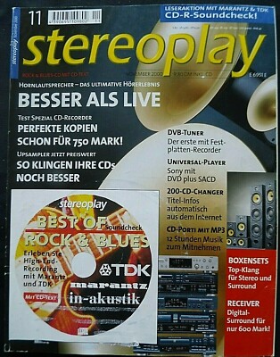 STEREOPLAY 11/00,JBL XTI 100,10 C,40,QUADRAL ARGENT 75,ASCENT BASE 75,ASCENT 250