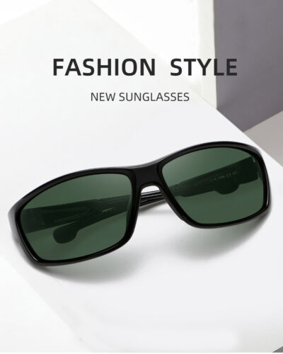 New Full Frame Unisex Fashion Retro Polarized Glasses Outdoor Sunglasses 1801 - Picture 1 of 14