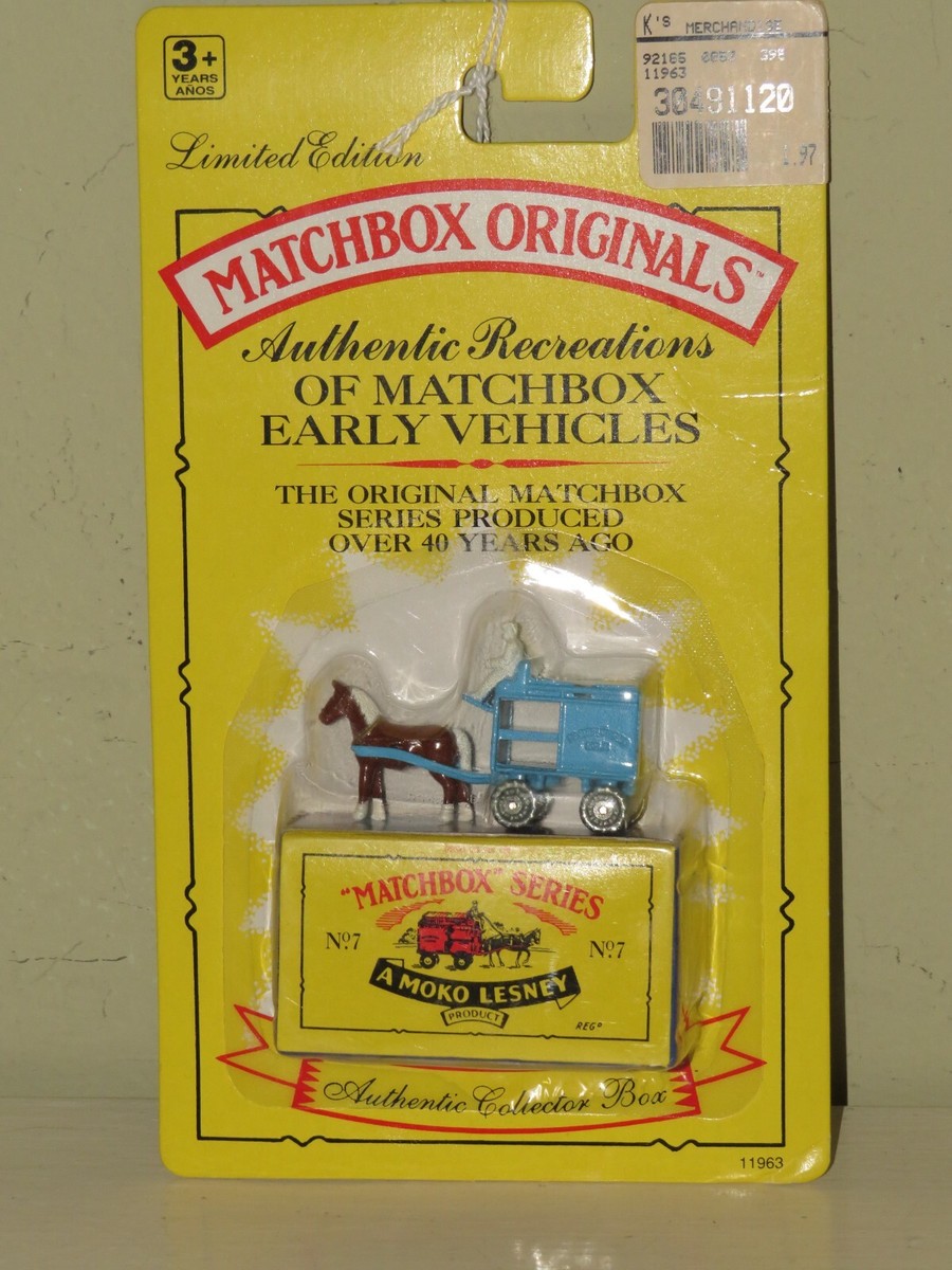 MATCHBOX A MOKO LESNEY SERIES No 7 HORSE DRAWN MILK FLOAT LIMITED