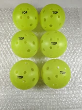 Top Outdoor Pickleballs 6 Pack