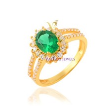 925 Silver Handmade Woman 14k Gold Plated CZ Ring, Christmas Gifts, Silver Rings