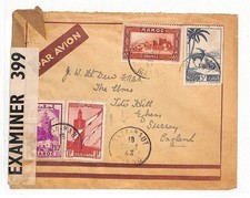 Morocco 1943 Surrey GB *TAZA HAUT* Cover {samwells-covers}PTS AT146