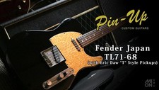 Fender Japan TL71-68 Telecaster Black Gold Pickguard w/ Eric Daw 2000