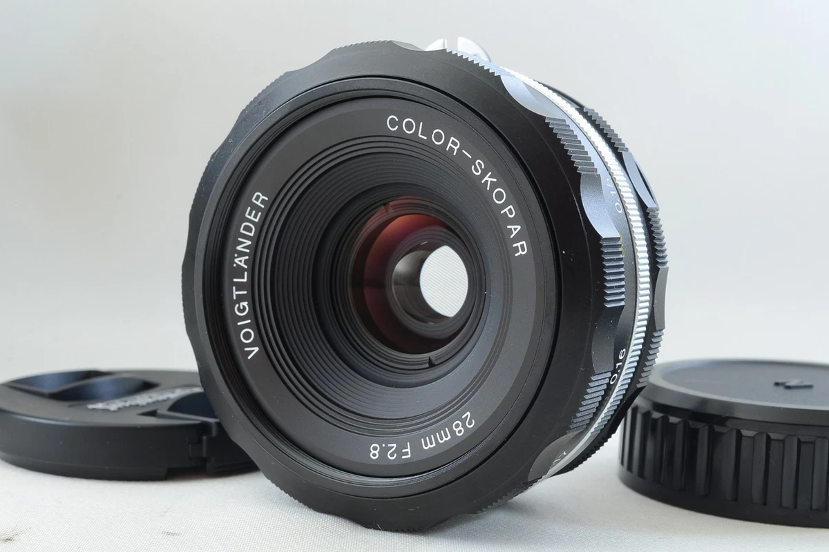TOP Mint Voigtlander Color-Skopar 28mm f2.8 SL IIs Ais Lens Nikon