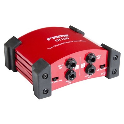 Audio DI-120 Passive Stereo DI-Box Signalverarbeitung Klinkeneingänge XLR