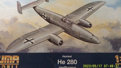 HUMA Heinkel He 280 in  1/72