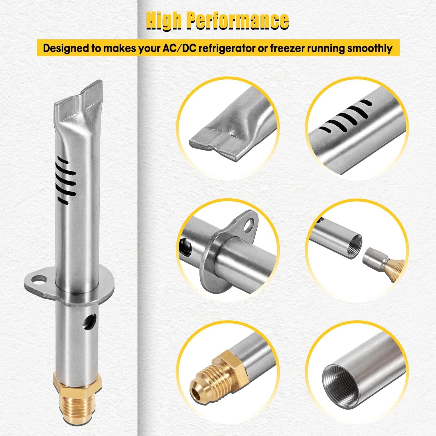 621957 For Norcold RV Refrigerator Burner Orifice Assembly N61X N62X N64X N81X