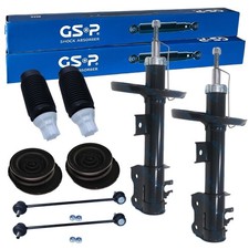 GSP Stoßdämpfer + Koppelstange Domlager Rep-Satz Vorne für FIAT 500 312