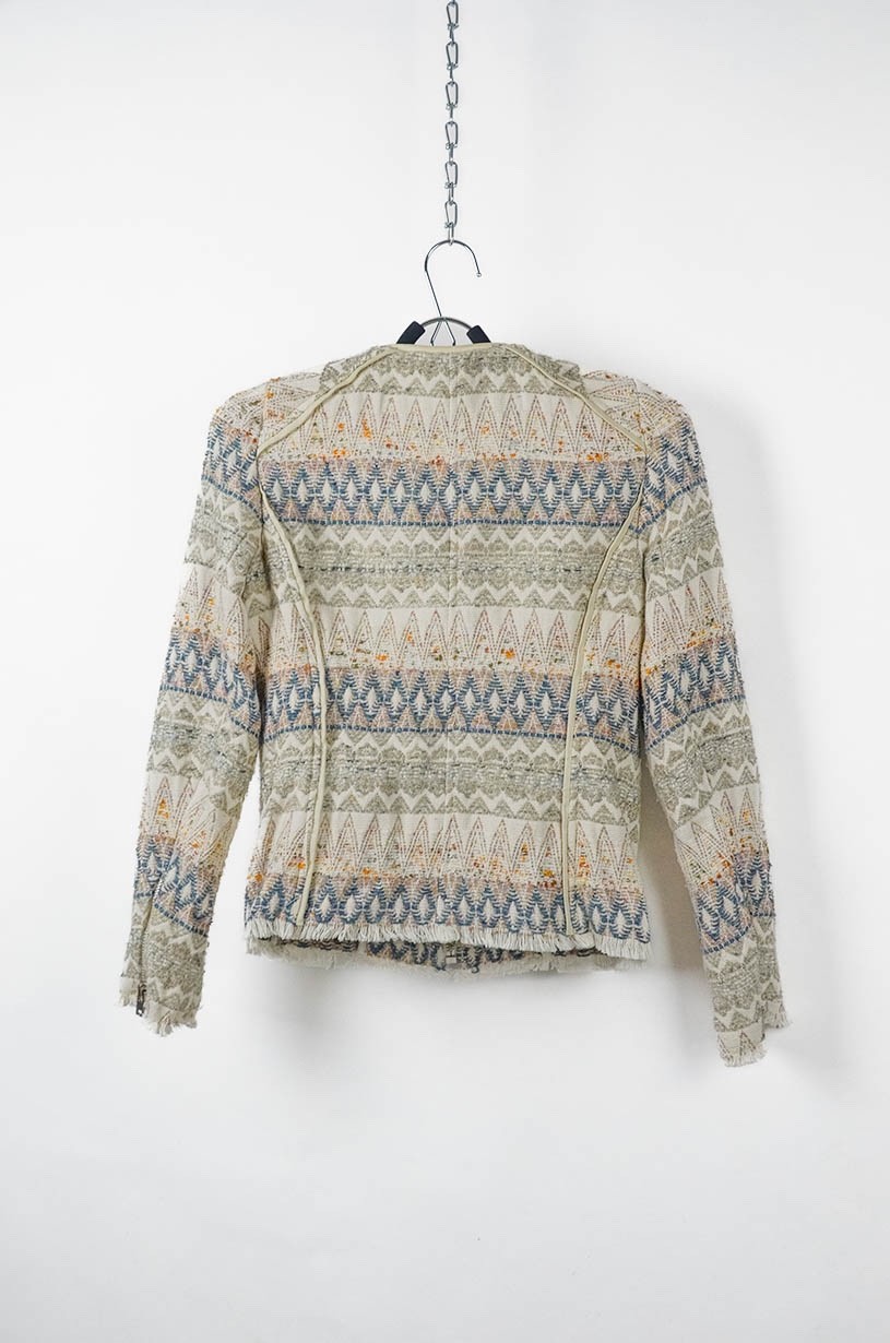 IRO Blaze Women's Multicolor Patterned Jacket - S… - image 2