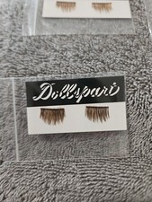 Dollspart Natural Looking False Eyelashes 12 Packs LightBrown, Brown, Black