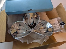 Nambé Bella Triple Condiment Server (MT0621) BRAND NEW 